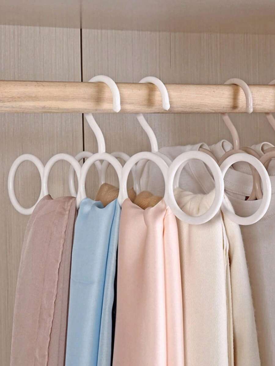 20pcs Plastic Hanger With 5 Rings