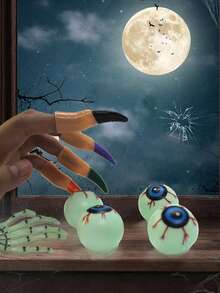 flykirin 30款萬聖節派對發光玩具,適合孩子的萬聖節發光玩具。部分玩具具有發光功能。萬聖節派對禮品。發光玩具,超級糖果或惡作劇的主意,假日派對禮品,孩子生日禮物。 - 彩色 - 查看 7