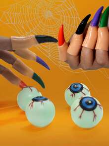 flykirin 30款萬聖節派對發光玩具,適合孩子的萬聖節發光玩具。部分玩具具有發光功能。萬聖節派對禮品。發光玩具,超級糖果或惡作劇的主意,假日派對禮品,孩子生日禮物。 - 彩色 - 查看 8