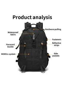 Multipurpose Backpack With Multi-Pocket For Outdoor Sport Bag Sports Bag - Black - View 10
