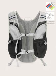 Mochila Unisex Para Correr, Mochila De Hidratación Para Maratón, Mochila Ligera Para Ciclismo Con Bolsa De Agua Para Hombres Y Mujeres, 1 Ud. - Negro - Ver 4