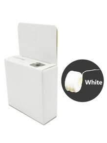 10米微针纹眉颜料尺，带白色刀片微针，适用于眉毛半永久化妆、眼线线定位、眉毛定位测量和染色线，化妆，便宜，房间装饰，梳妆台，旅行，卧室，化妆配件，便宜，圣诞礼物，化妆，化妆工具，便宜货，礼物，女士礼物，圣诞礼物，赠品，旅行，便宜货，旅行必备 - 白色 - 查看 5