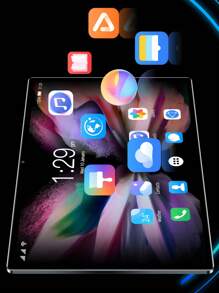Tablet Android 128 + 4 GB ROM. 10.1 Pulgadas, Tableta Para SIM. Con Wifi - Negro - Ver 4
