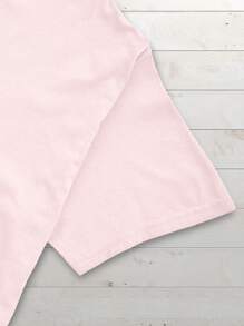 Women T-Shirts - 淺粉色 - 查看 4