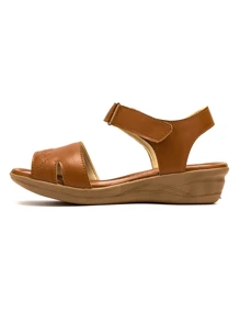 MR TRY SHOES Women Flat Sandals - 芥末黃 - 查看 3