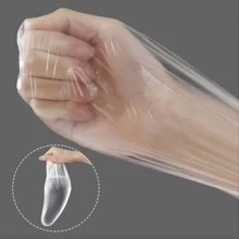 100個一次性腳套:保持您的腳部柔軟,無裂縫! - 白色 - 查看 5