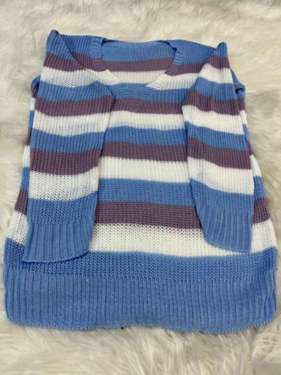 Women Sweaters - 藍色 - 查看 1