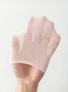 5雙/組女士夏季薄透全防滑透氣基礎隱形襪,帶網眼款任選色 - 彩色 - 查看 5