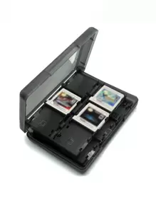 Caja Para 28 Tarjetas De Juego Para 3ds New3ds Y Caja Para 24 Tarjetas De Juego Para Dsi - Negro - Ver 1