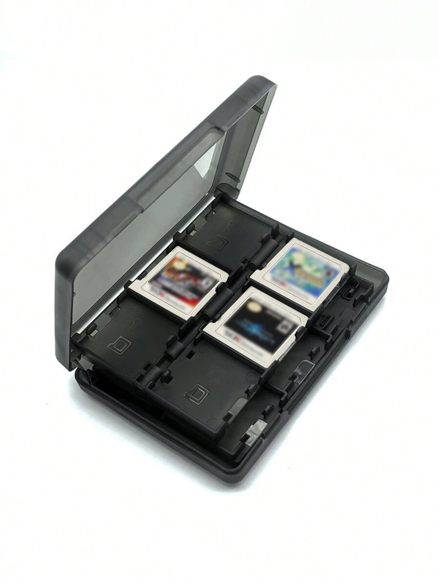 Caja Para 28 Tarjetas De Juego Para 3ds New3ds Y Caja Para 24 Tarjetas De Juego Para Dsi - Negro - Ver 1