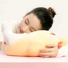 Miniso Dundun系列可愛卡通雞毛絨玩具，生日、聖誕、感恩節禮物 - 黃色 - 查看 4