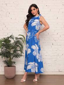 Women Dresses - Royal Blue - View 5