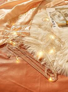 272心形衣架,10個/包,月白色 - 白色 - 查看 1