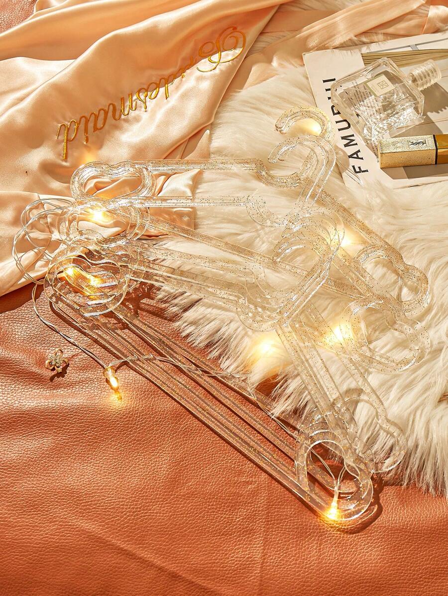 272心形衣架,10個/包,月白色 - 白色 - 查看 1