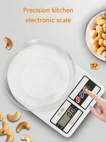 Cân điện tử nhà bếp bằng nhựa 1 cái - trắng - Xem 2