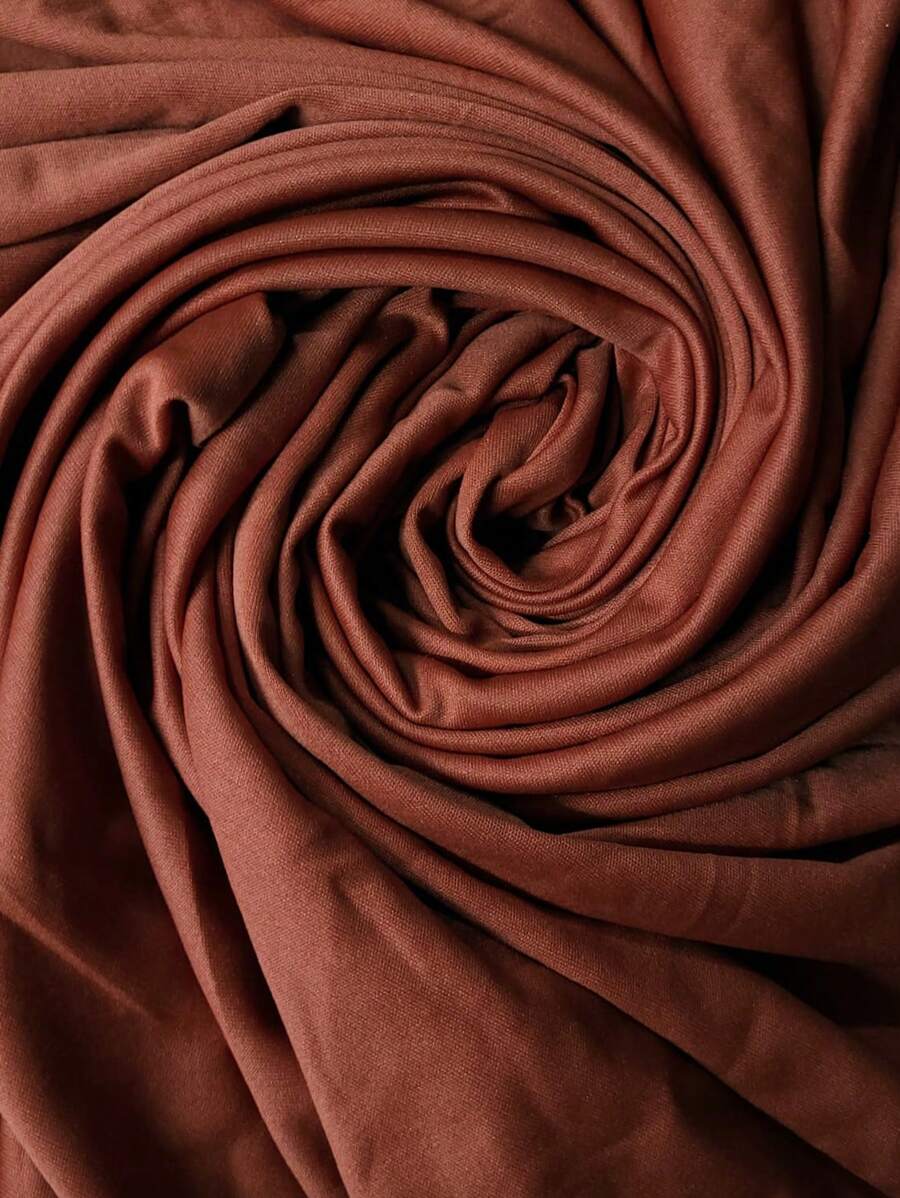 Tecido Malha Helanca Light 1m x 1,80m - Terracota - Visão 1