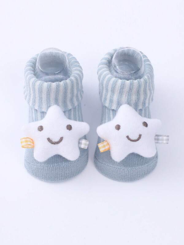 1 Paire De Chaussettes De Bébé Confortables, Respirantes Et Douces