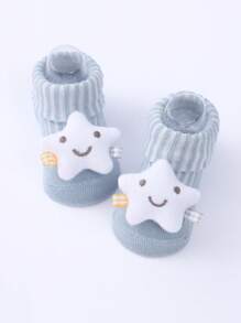 1 Pair Of Comfortable, Breathable And Soft Baby Socks - Blue - View 2
