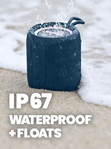 SOWO 便攜式無綫音箱,①無線
②無鋼圈IP67防水音箱帶超低音,16W濃密卷翹,更長播放時間,便攜音箱適合派對海灘野營,藍色的 - 藍色 - 查看 4