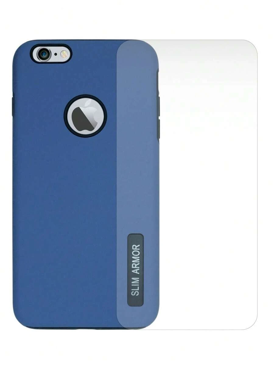 New Case Rugged Use Case For IPhone 6 Plus + Mica - Blue - View 1