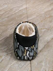 Chaussures D'intérieur Confortables, Chaudes, Anti-dérapantes Et Imperméables En Peluche Pour Hommes Et Femmes En Hiver