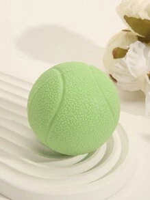 1入組寵物網球型聲音互動玩具 寵物配件球玩具 - 綠色 - 查看 4