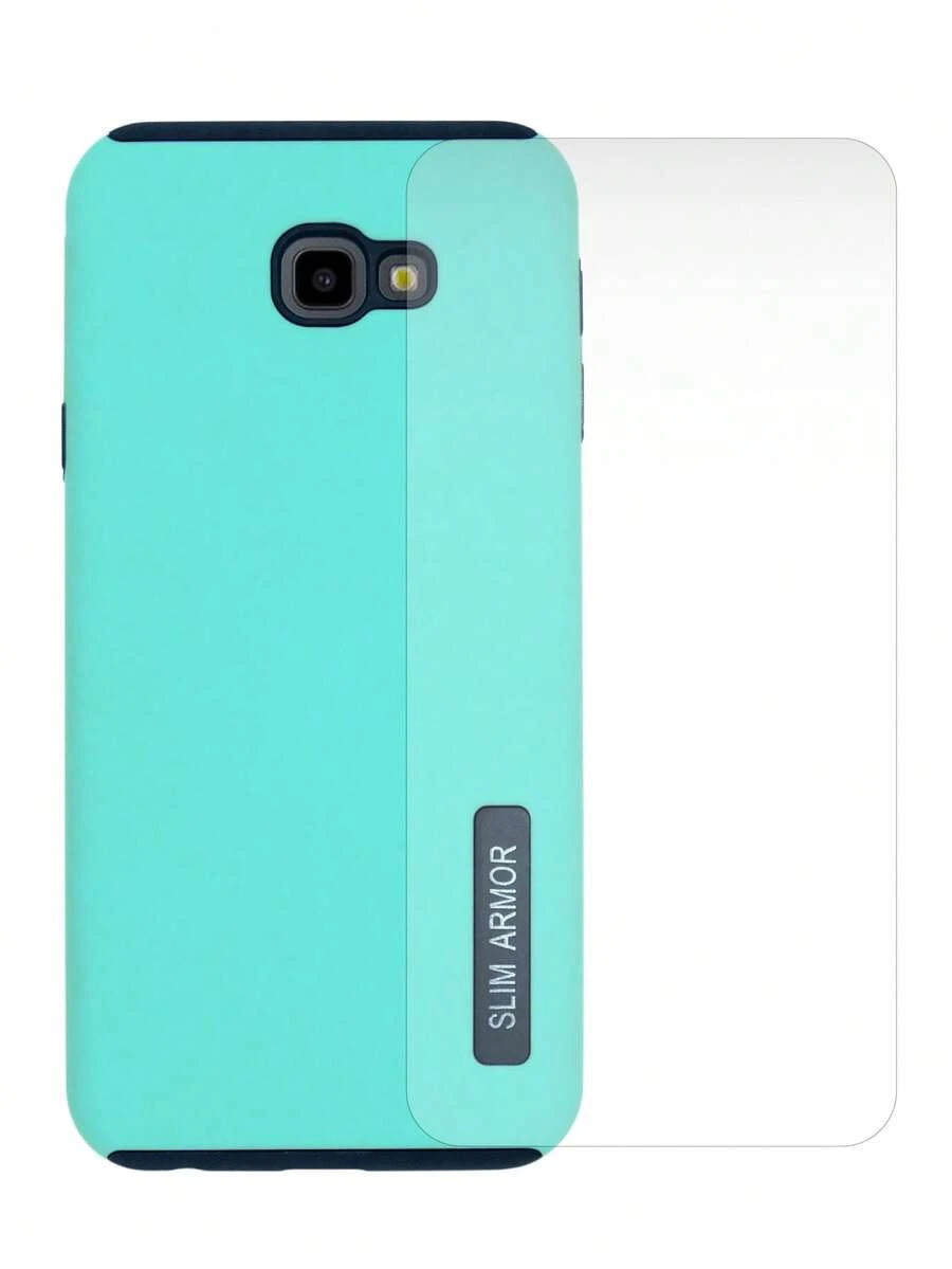 Funda New Case Uso Rudo Para Galaxy J4 Plus + Mica - verde menta - Ver 1