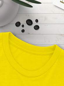 Men T-Shirts - 黃色 - 查看 5