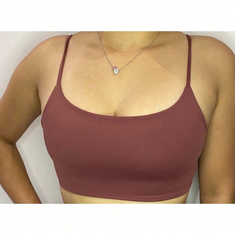 Women Sports Tees & Tanks - 鏽棕色 - 查看 1