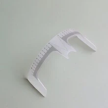 5入組/袋塑料眉尺眉部測量工具,用於眉毛微針刺青工具套裝 - 無色 - 查看 3