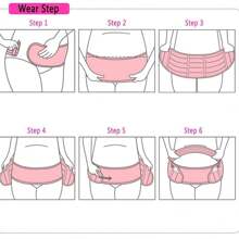 Faja Embarazada Maternidad Soporte Embarazo - Rosa - Ver 3