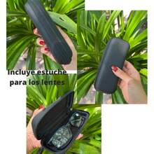 Lentes de aumento unisex graduación 2.0 - Negro - Ver 4