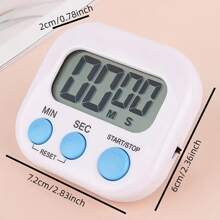 1個創意數字計時器,多功能手動電子計時器,適用於學生、廚房烹飪計時以及提醒使用 - 彩色 - 查看 3