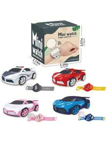 Carro De Juguete Con Control Remoto En Miniatura Color Rosa Para Reloj - Rosa - Ver 4