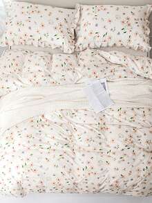 2/3入組花卉印花被套組,附1/2枕套-舒適柔軟的寢具,為您帶來舒適的睡眠 - 花海 - 查看 7