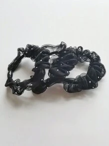 Dây buộc tóc - màu đen - Xem 3