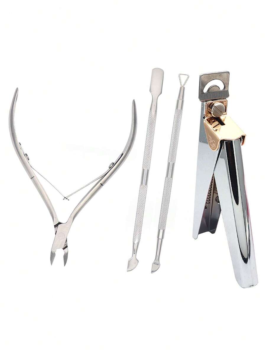 Acrylic Nail Clippers 4 in 1 Kit Adjustable Stainless Steel Nail