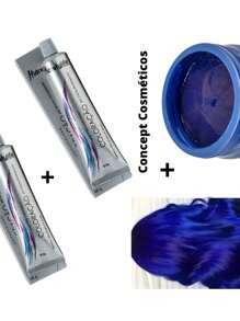Hair Coloring - Màu xanh lam - Xem 2