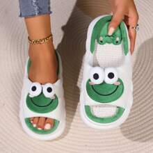 Women Cute Cartoon Cow House Slippers, Four Seasons Non-Slip Absorbent Soundproof Thick-Soled Slippers, Couple Slippers