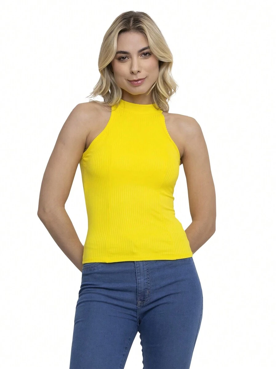 Women Blouses - 黃色 - 查看 1