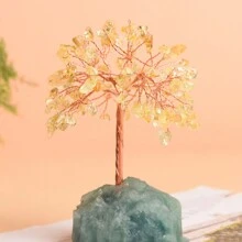 Đá quý rời - Thạch Anh Vàng 1 viên 178g - Xem 8