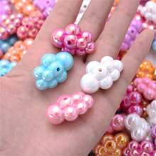 10顆風形DIY串珠女式男式用於DIY珠寶製作 - 無色 - 查看 2