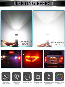 1入組新款h7 H11 Led燈泡12 Led霧燈和前照燈,適用於汽車dc12-24v 6500k超亮汽車霧燈汽車燈 - 白色 - 查看 9