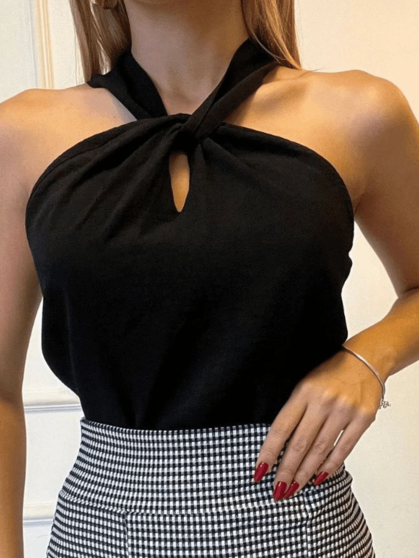 Women Blouses - màu đen - Xem 1