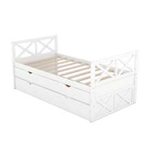 Nestfair Multi-Functional Daybed with Drawers and Trundle