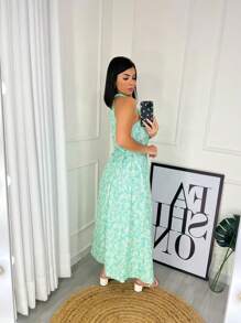 Women Dresses - 藍色 - 查看 2