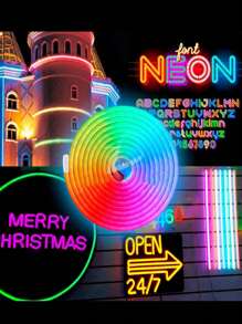 Flexible Neon Led Strip Hose Warm Light With Eliminator - 橘色 - 查看 4