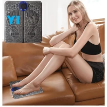 Masajeador para los pies con electroestimulación y dispositivo de circulación sanguínea - Negro - Ver 5