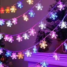 Christmas Decoration Lights For Home, Table, Fireplace In Autumn - Wreath, String Lights, Snowflakes, Stars, Pinecones Christmas Decor Christmas Gift Thanksgiving Christmas Tree Decor Ornaments Christmas Light Bedroom Decor Home Decor Party Decor Holiday Festival Room Decor