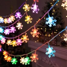 Christmas Decoration Lights For Home, Table, Fireplace In Autumn - Wreath, String Lights, Snowflakes, Stars, Pinecones Christmas Decor Christmas Gift Thanksgiving Christmas Tree Decor Ornaments Christmas Light Bedroom Decor Home Decor Party Decor Holiday Festival Room Decor